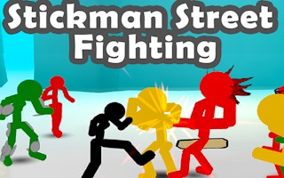 Stickman Street Fighting 3D – free action browser game