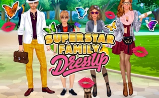 Superstar Family Dress Up Game – free chill browser game